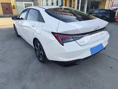 2022 Hyundai Elantra 1.5L CVT LUX Premium, белый — фото 12