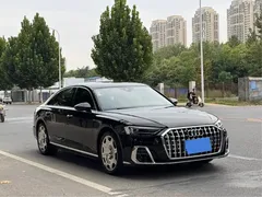 2022 Audi A8L 50 TFSI quattro Comfort Collector's Edition, чёрный — фото 3