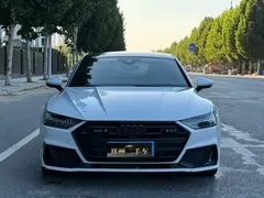 2021 Audi A7 45 TFSI, белый — фото 2