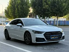2021 Audi A7 45 TFSI, белый — фото 3