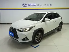 2021 Toyota Yaris L Zhixuan X 1.5L CVT Luxury, белый — фото 1