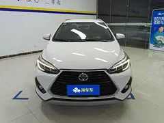 2021 Toyota Yaris L Zhixuan X 1.5L CVT Luxury, белый — фото 2