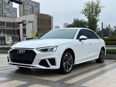 2020 Audi A4L 40 TFSI Luxury Dynamic, белый — фото 1