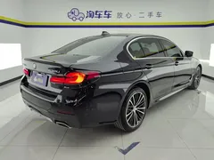 2022 BMW 5 Series 530Li M Sport Package, чёрный — фото 3