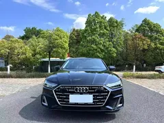 2024 Audi A7L 45TFSI S-line, чёрный — фото 2