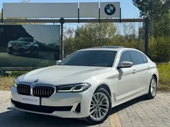 2021 BMW 5 Series 525Li Luxury Package, белый — фото 2