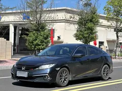 2019 Honda Civic 220TURBO CVT, чёрный — фото 1