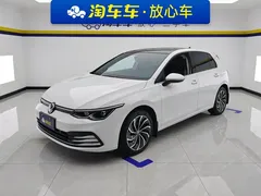 2023 Volkswagen Golf 280TSI DSG Pro, белый — фото 1
