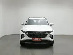 2023 Hyundai Tucson L 1.5T AT 2WD LUX Premium, белый — фото 3