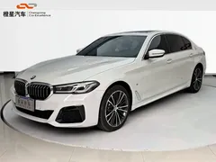 2022 BMW 5 Series 530Li xDrive M Sport Package, белый — фото 1