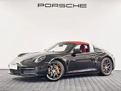 2023 Porsche 911 Targa 4 3.0T, чёрный — фото 1