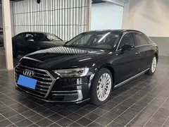 2021 Audi A8L 50 TFSI quattro Comfort, чёрный — фото 1
