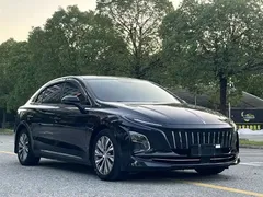 2022 Hongqi E-QM5 EV 431km, чёрный — фото 3