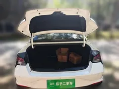 2021 Hyundai Elantra 1.5L CVT LUX Premium, белый — фото 15