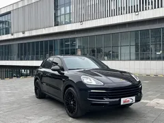 2022 Porsche Cayenne E-Hybrid 2.0T PHEV Platinum, чёрный — фото 3