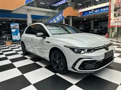 2021 Volkswagen Golf 280TSI DSG R-Line, белый — фото 1