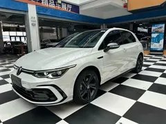 2021 Volkswagen Golf 280TSI DSG R-Line, белый — фото 3