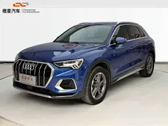 2021 Audi Q3 35 TFSI Elegant, синий — фото 1