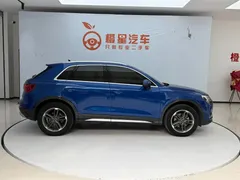 2021 Audi Q3 35 TFSI Elegant, синий — фото 3
