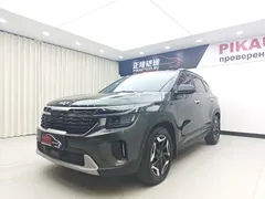 2023 Kia Seltos 1.5L CVT Premium, зелёный — фото 1
