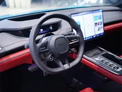 2024 Xiaomi SU7 4WD Long Range Advanced ADAS Max, синий — фото 14