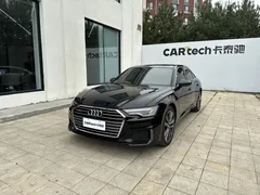 2021 Audi A6L 45 TFSI quattro Premium Sport, чёрный — фото 1