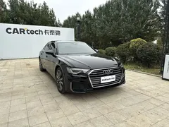 2021 Audi A6L 45 TFSI quattro Premium Sport, чёрный — фото 3