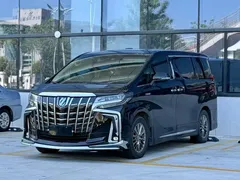 2021 Toyota Alphard Hybrid 2.5L Premium, чёрный — фото 1