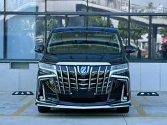 2021 Toyota Alphard Hybrid 2.5L Premium, чёрный — фото 2
