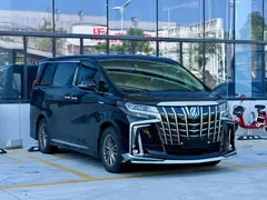 2021 Toyota Alphard Hybrid 2.5L Premium, чёрный — фото 3