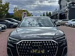 2023 Audi A8L 50 TFSI quattro Select, чёрный — фото 2