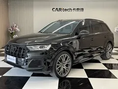 2022 Audi Q7 55 TFSI quattro S line Sport, чёрный — фото 1