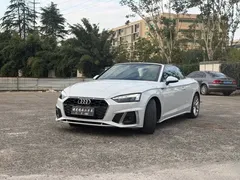 2023 Audi A5 Cabriolet 40 TFSI Fashion Dynamic, белый — фото 1
