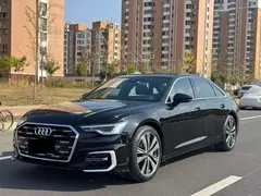 2024 Audi A6L 45 TFSI Elegance, чёрный — фото 1