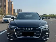 2024 Audi A6L 45 TFSI Elegance, чёрный — фото 2