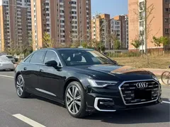 2024 Audi A6L 45 TFSI Elegance, чёрный — фото 3