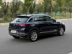 2021 Volkswagen T-Roc 280TSI DSG 2WD Elite, синий — фото 4