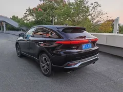 2022 Toyota Harrier Hybrid 2.5L CVT 2WD Luxury, чёрный — фото 3