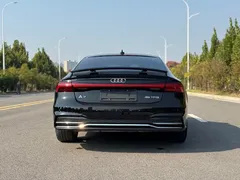 2022 Audi A7 45 TFSI, чёрный — фото 3