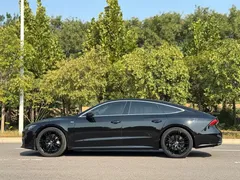 2022 Audi A7 45 TFSI, чёрный — фото 7