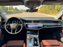 2022 Audi A7 45 TFSI, чёрный — фото 13