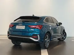 2022 Audi Q3 Sportback 40 TFSI Fashion, синий — фото 4