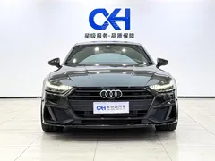 2021 Audi A7 45 TFSI, чёрный — фото 2