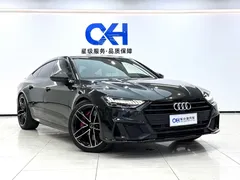 2021 Audi A7 45 TFSI, чёрный — фото 3