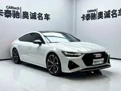 2022 Audi A7 45 TFSI, белый — фото 2