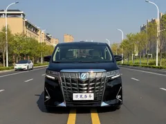 2021 Toyota Alphard Hybrid 2.5L Luxury, чёрный — фото 2