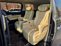 2021 Toyota Alphard Hybrid 2.5L Luxury, чёрный — фото 6