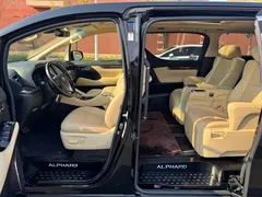 2021 Toyota Alphard Hybrid 2.5L Luxury, чёрный — фото 7
