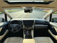2021 Toyota Alphard Hybrid 2.5L Luxury, чёрный — фото 13