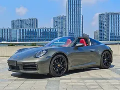 2023 Porsche 911 Targa 4 3.0T, зелёный — фото 3